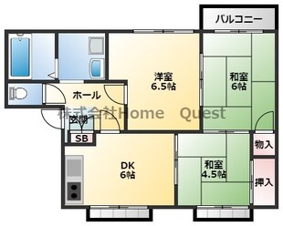 ハイツ浜澤の物件間取画像